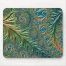 Recherche de spirale bleue tapis souris Vert
