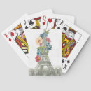 Recherche de tour eiffel jeux de cartes Floral