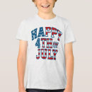 Recherche de juillet enfant tshirts Amérique