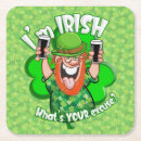 Suche nach viel glück untersetzer St patricks day