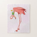 Recherche de flamant rose puzzles Flamants