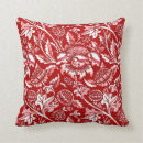 Recherche de rouge foncé coussins Rouge et blanc