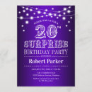 Recherche de 20ème anniversaire invitations Élégant