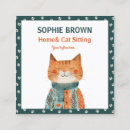 Recherche de motif de chats cartes visite Customer