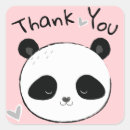 Recherche de visage de panda autocollants Porter
