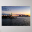 Recherche de statue liberty art Sunset