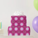 Recherche de fleur géométrique papier cadeau Psychédélique