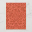 Recherche de dessin feuille cartes postales William morris