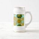 Recherche de motif floral turquoise tasses Botanique