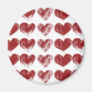 Recherche de coeur abstrait magnets Couleur