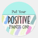 Recherche de positivité autocollants Encourageant