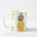 Recherche de motif d ananas tasses Aquarelle