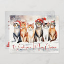 Suche nach weihnachtskatzen poster Schnee