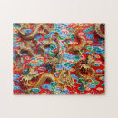 Recherche de zodiaque chinois puzzles Rouge