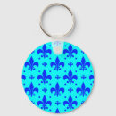 Suche nach fleur de lis schlüsselanhänger Blau