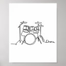 Recherche de batterie posters Instrument