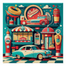 Recherche de retro diner posters Dîner