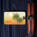 Recherche de soleil bagages étiquettes Île