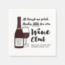 Recherche de vin drôle serviettes Club de lecture