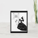 Recherche de robe noire vœux cartes Ballet