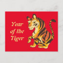 Recherche de tigre chinois cartes postales Zodiaque
