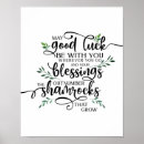 Suche nach irish blessing poster Irisches gebet