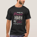 Recherche de 41st birthday tshirts 1981