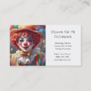 Suche nach clowns visitenkarten Entertainer