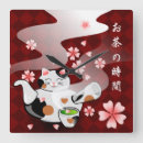Suche nach neko wanduhren Kawaii