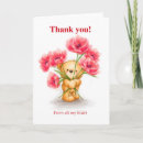 Suche nach niedlicher bär karten Danke