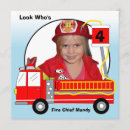 Recherche de pompe incendie cartes postales Camion de pompiers