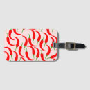 Recherche de piments bagages étiquettes Rouge