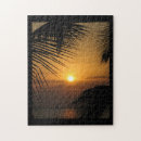 Suche nach tropischer sonnenuntergang puzzle Meer