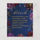 Recherche de saphir bleu marine invitations Élégant