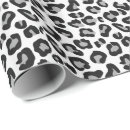 Recherche de léopard blanc papier cadeau Empreinte de léopard