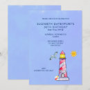 Recherche de de phare invitations Aquarelle