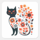 Recherche de silhouettes de chat autocollants Amoureux des chats