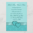 Recherche de damassé turquoise mariage invitations Dentelle