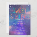 Recherche de unique 16ans anniversaire invitations Aquarelle