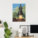 Suche nach vintage rocket poster Sci fi
