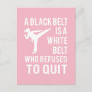 Suche nach schwarzer gürtel postkarten Taekwondo