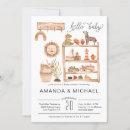 Recherche de nourriture vintage invitations Baby