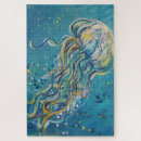 Recherche de méduse puzzles Peinture