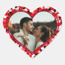 Recherche de scintillement rouge autocollants Coeur