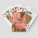 Recherche de fleur rouge jeux de cartes Floral