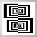 Suche nach abstrakte rechtecke poster Schwarz weiß