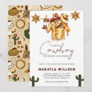 Recherche de petit cowboy invitations Cactus