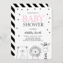 Recherche de zoo baby shower invitations Jungle