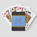 Recherche de toile jeux de cartes Monogramme