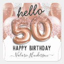 Recherche de anniversaire 50 autocollants Étinceler